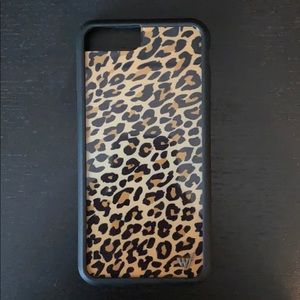 Wildflower cheetah print iPhone 7/8 plus case